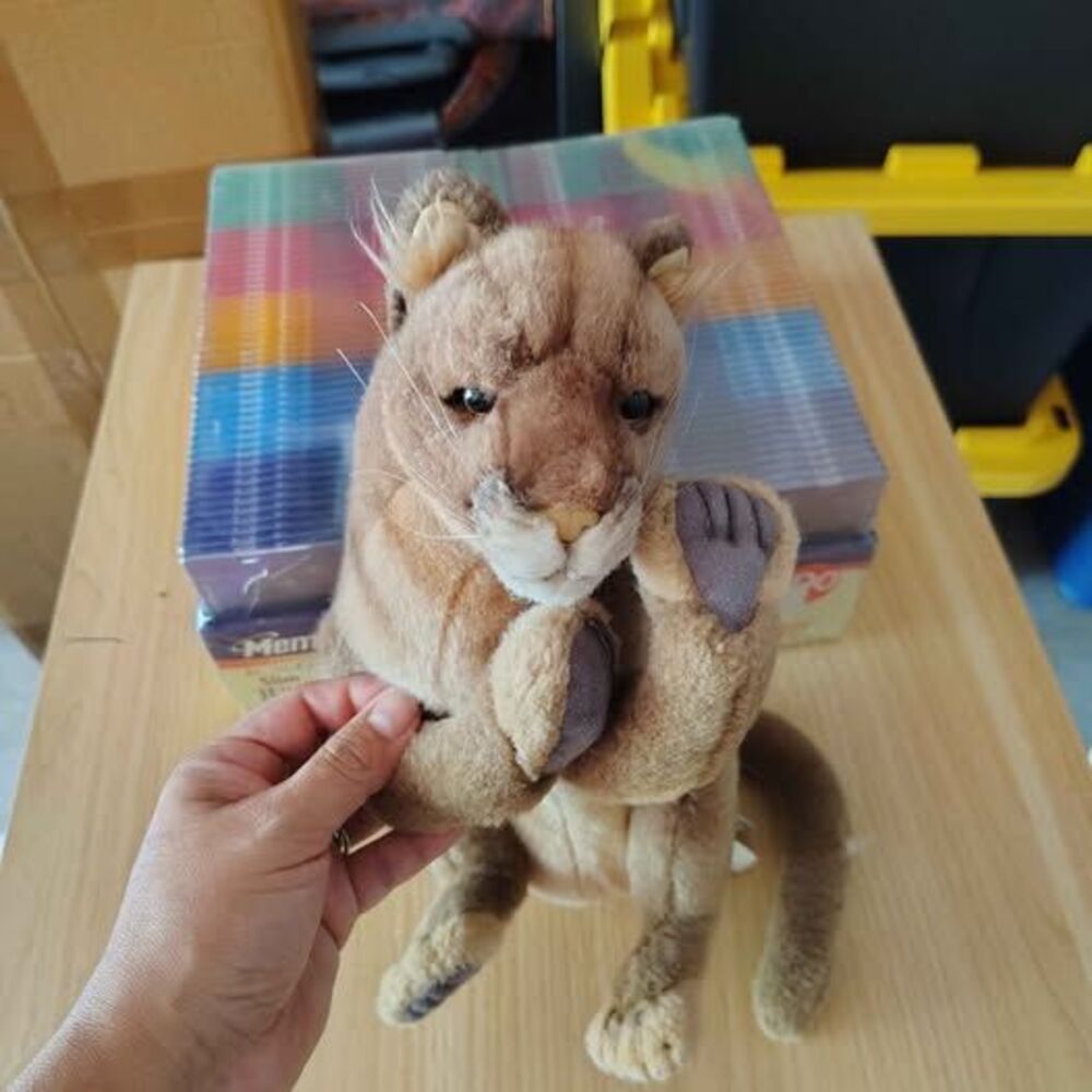Hansa Cougar Mountain Lion Plush